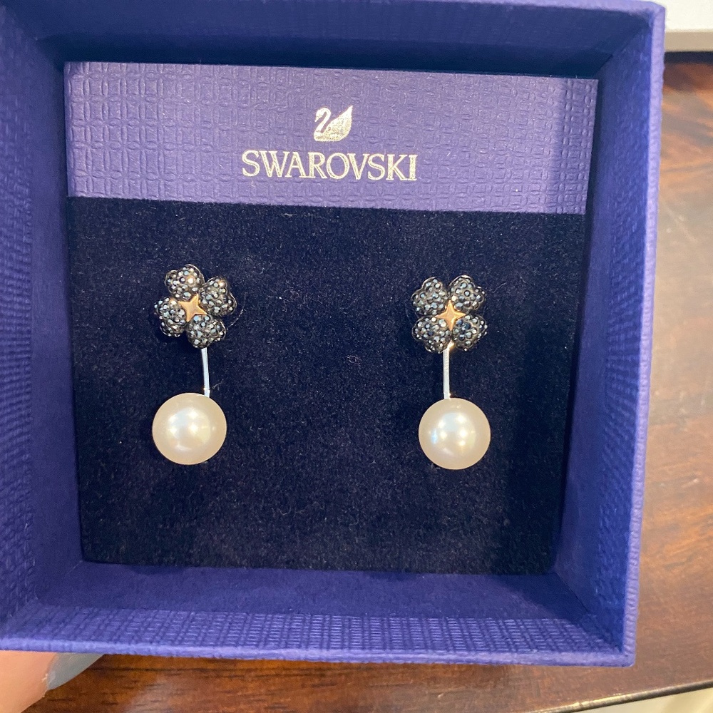 Swarovski Clover Earrings